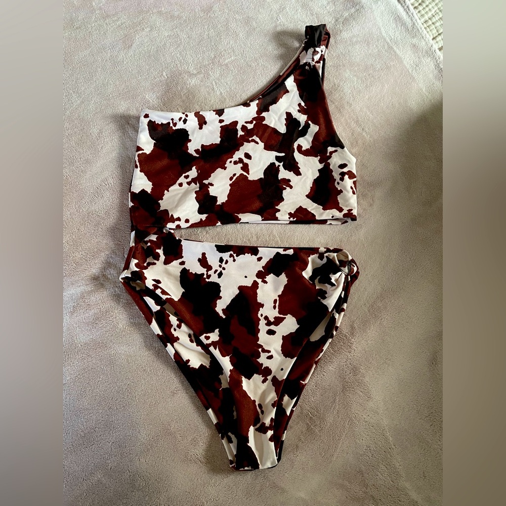 Skatie Nicole one piece in Dallas print